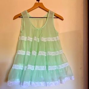 1950s vintage babydoll mighty sm/med- jadite